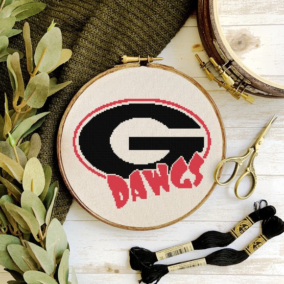 Georgia Football Counted Cross‎ Stitch Kit - Picture 2 of 5